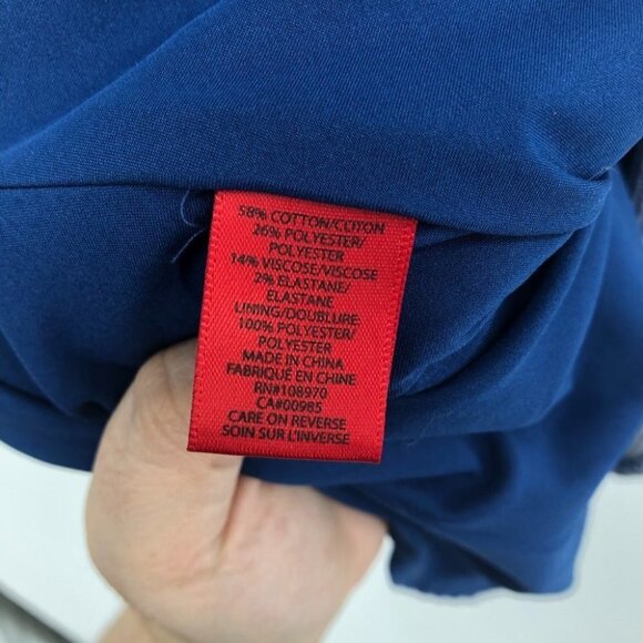 Z spoke Zac Posen Lord  & Taylor blue skater dress - Picture 4 of 13